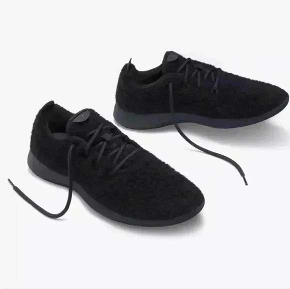 Allbirds Men Black Wool Runner Fluffs Merino Wool 11 - Picture 1 of 10